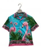 DOLCE & GABBANA×KHALED KHALEDドルチェ＆ガッバーナ×キャレド キャレド）の古着「Flamingo Print Hawaiian Shirt」｜マルチカラー