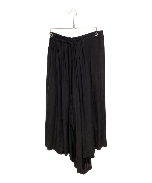 Y's（ワイズ）Y's (ワイズ) アシンメトリーワイドパンツ ブラック サイズ:1の古着・服飾アイテム