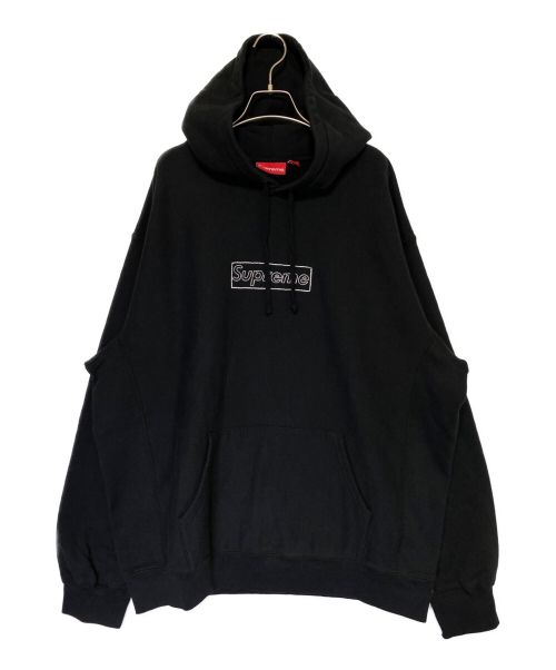 SUPREME（シュプリーム）SUPREME (シュプリーム) Chalk Logo Hooded Sweatshirt ブラック サイズ:XXLの古着・服飾アイテム