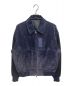 Dior（ディオール）の古着「23AW スウェードレザージャケット」｜ネイビー