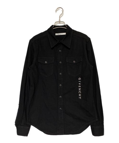 GIVENCHY（ジバンシィ）GIVENCHY (ジバンシィ) スナップボタンシャツ ブラック サイズ:Sの古着・服飾アイテム