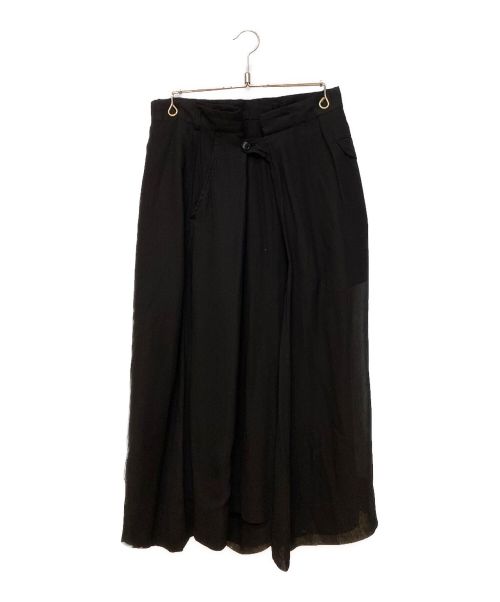 COMME des GARCONS（コムデギャルソン）COMME des GARCONS (コムデギャルソン) キュプラ変形スカート ブラック サイズ:XSの古着・服飾アイテム