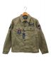POLO RALPH LAUREN（ポロ・ラルフローレン）の古着「DISTRESSED EMBROIDERED MILITARY OVERSHIRT」｜カーキ