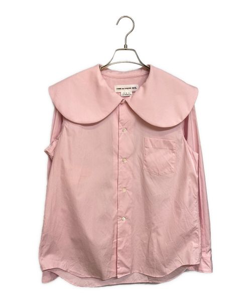 COMME des GARCONS GIRL（コムデギャルソンガール）COMME des GARCONS GIRL (コムデギャルソンガール) 23SS セーラーカラーブラウス ピンク サイズ:Lの古着・服飾アイテム
