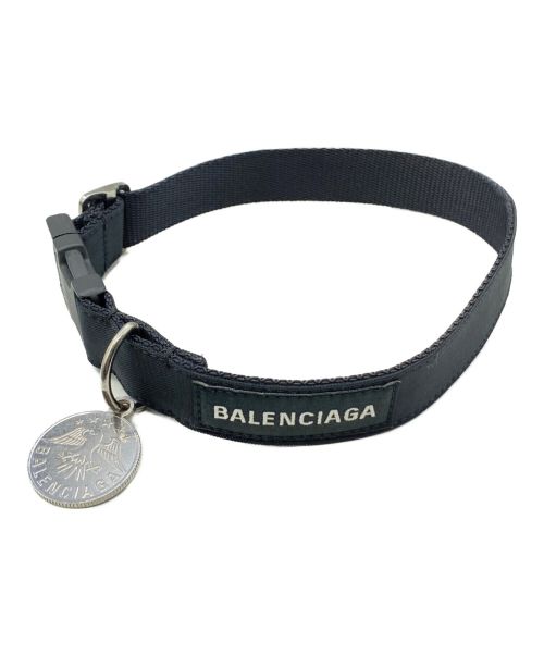 BALENCIAGA（バレンシアガ）BALENCIAGA (バレンシアガ) BLACK CHOKER WITH LOGO ブラック サイズ:-の古着・服飾アイテム