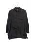 Yohji Yamamoto pour homme（ヨウジヤマモト プールオム）の古着「定番BIG環縫いブロードシャツ」｜ブラック