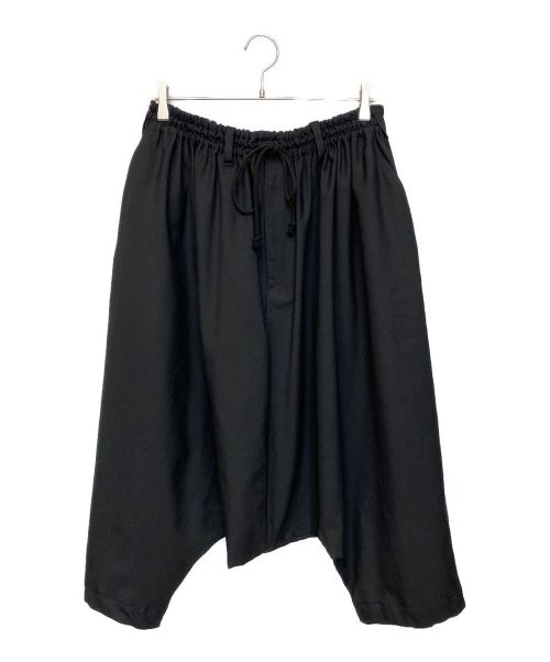 GROUND Y（グラウンドワイ）GROUND Y (グラウンドワイ) ウールギャバジンサルエルパンツ ブラック サイズ:3の古着・服飾アイテム
