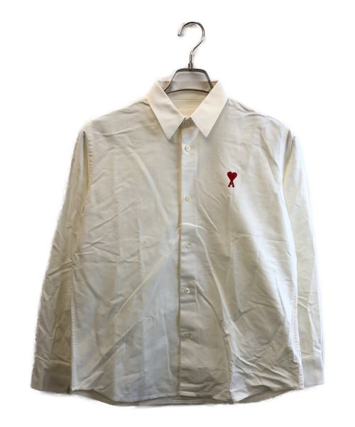ami（アミ）ami (アミ) 長袖シャツ ホワイト サイズ:38の古着・服飾アイテム