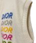中古・古着 Dior (ディオール) ロゴインターシャVネックセーター アイボリー サイズ:L：120000円