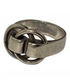 HERMESエルメス）の古着「Deux Anneaux Silver Ring （ドゥザノー シルバーリング）」｜シルバー