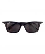 BALENCIAGAバレンシアガ）の古着「Wellington Frame Logo Sunglasses (ウェリントンフレームロゴサングラス)」｜ブラック