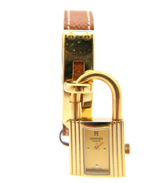 HERMES（エルメス）HERMES (エルメス) ケリーウォッチ ゴールド サイズ:M クォーツ時計の古着・服飾アイテム