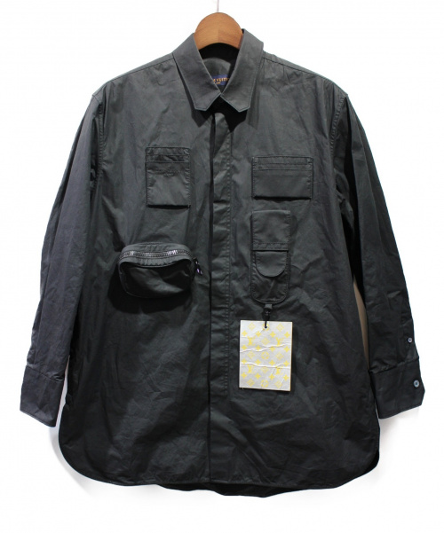 LOUIS VUITTON（ルイ ヴィトン）LOUIS VUITTON (ルイヴィトン) 19AW multipocket utility shirt ブラック サイズ:Sの古着・服飾アイテム