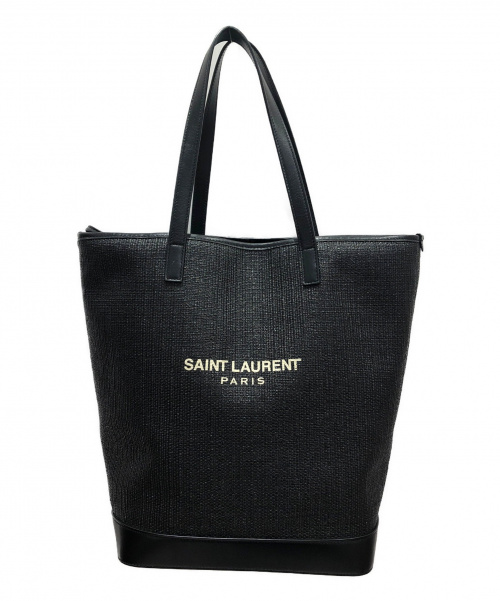Saint Laurent Paris（サンローランパリ）Saint Laurent Paris (サンローランパリ) テディショッピングバッグ ブラック サイズ:ｰ テディ 551595.118の古着・服飾アイテム