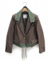 sacai（サカイ）の古着「20SS グレンチェックジャケット」｜ブラウン×グリーン