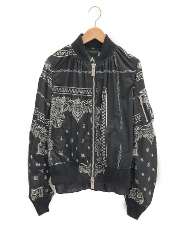 Sacai バンダナ柄 イエロージャケット 重かっ 90cm