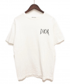 Dior×Raymond Pettibonディオール×レイモンド・ペディボン）の古着「19AW エンブロイダリーTシャツ」｜ホワイト
