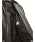 中古・古着 Dior (ディオール) レザーボンバージャケット ブラック サイズ:44：168000円