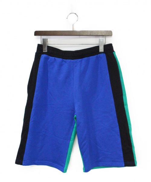 KENZO（ケンゾー）KENZO (ケンゾー) ハーフパンツ ブルー×グリーン サイズ:XSの古着・服飾アイテム