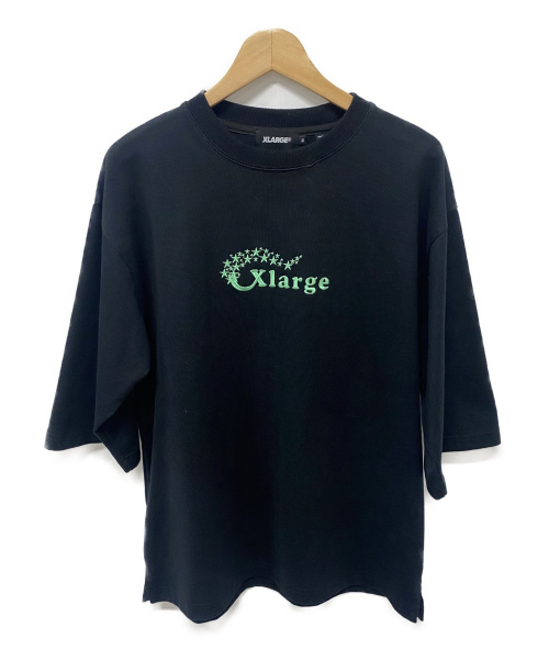 X-LARGE（エクストララージ）X-LARGE (エクストララージ) 半袖ロゴTシャツ ブラック サイズ:Mの古着・服飾アイテム