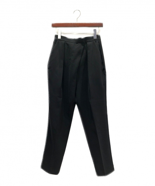 ENFOLD（エンフォルド）ENFOLD (エンフォルド) タックパンツ ブラック サイズ:36の古着・服飾アイテム