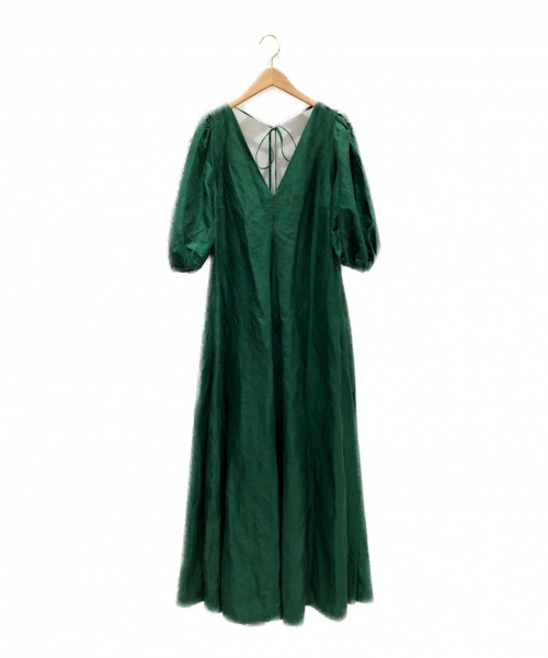 MYLAN（マイラン）MYLAN (マイラン) マキシワンピース グリーン サイズ:FREEの古着・服飾アイテム