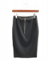 GIVENCHY (ジバンシィ) 素材切り替えスカート ブラック サイズ:36 レザー：7800円