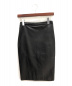 GIVENCHY（ジバンシィ）の古着「素材切り替えスカート」｜ブラック