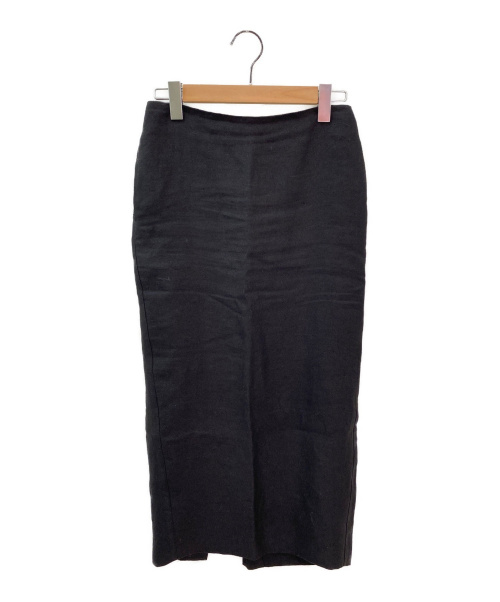 DEUXIEME CLASSE（ドゥーズィエム クラス）DEUXIEME CLASSE (ドゥーズィエム クラス) LINEN スカート ブラック サイズ:36の古着・服飾アイテム