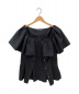 styling/ (スタイリング) ラッフルショルダーシャツ ブラック サイズ:FREE：17800円