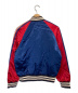 GUCCI (グッチ) アームロゴデザインリバーシブルキルティングジャケット ブルー×レッド サイズ:46：59800円