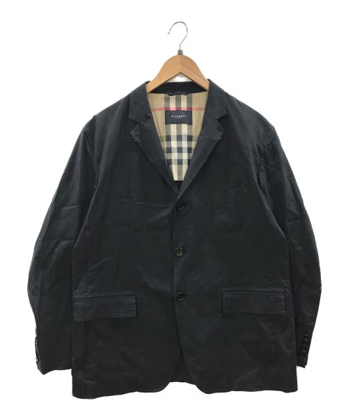 BURBERRY（バーバリー）BURBERRY (バーバリー) テーラードジャケット ネイビー サイズ:2Lの古着・服飾アイテム