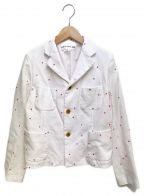 COMME des GARCONS GIRL（コムデギャルソンガール）の古着「デザインジャケット」｜ホワイト