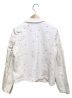 COMME des GARCONS GIRL (コムデギャルソンガール) デザインジャケット ホワイト サイズ:S：24800円