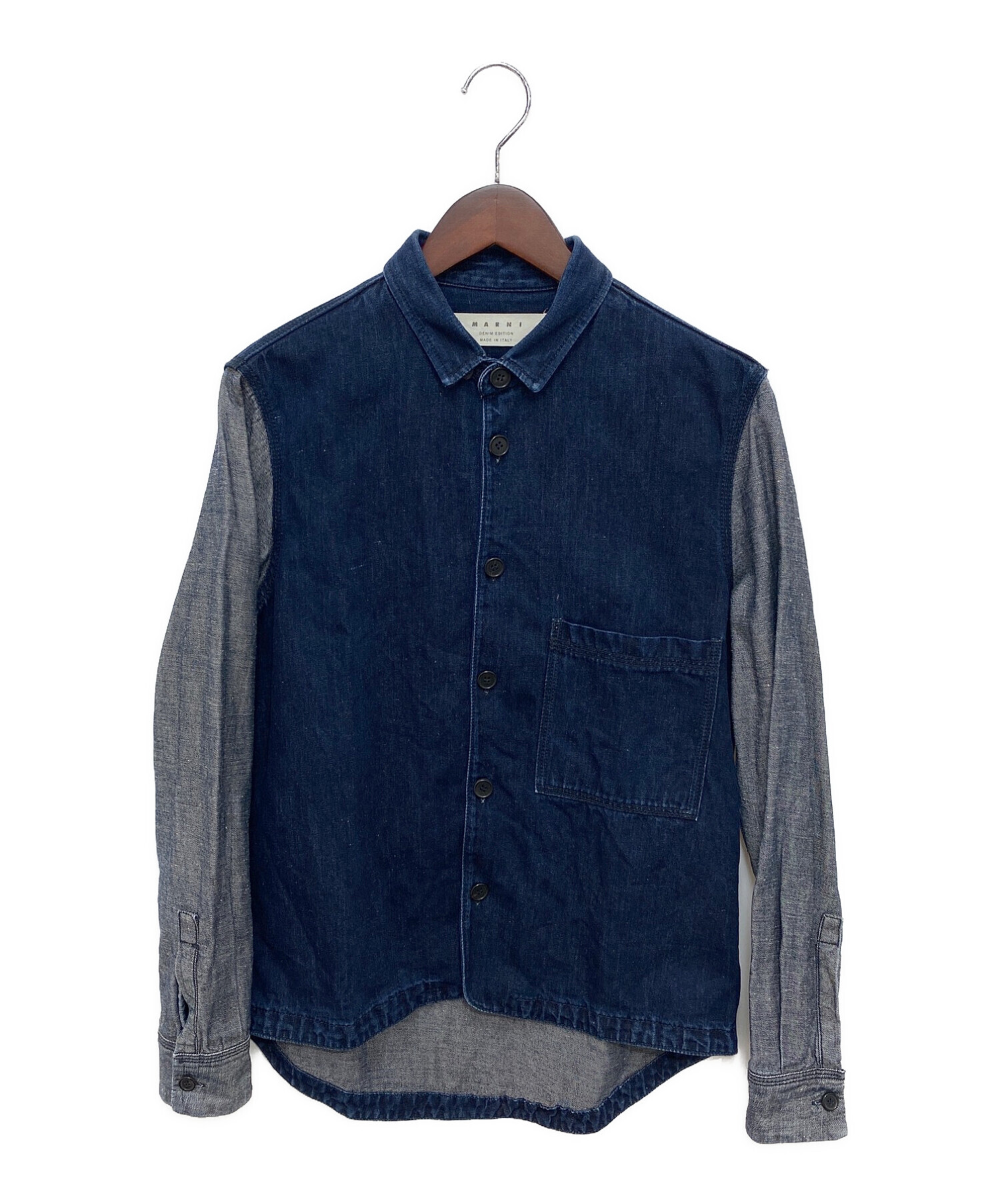 MARNI (マルニ) デニムシャツジャケット インディゴ サイズ:XS
