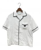PRADAプラダ）の古着「21SS パイル地シャツ」｜ホワイト