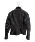 CELINE (セリーヌ) ライダースジャケット ブラック サイズ:36：49800円