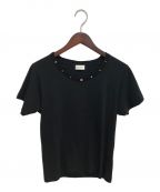 Saint Laurent Parisサンローランパリ）の古着「スタッズTシャツ」｜ブラック