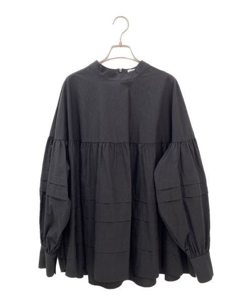 ELLA（エラ）ELLA (エラ) デザインシャツ ブラック サイズ:-の古着・服飾アイテム