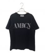 Americanaアメリカーナ）の古着「AMRCNTシャツ」｜ブラック