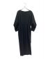 Mame Kurogouchi (マメクロゴウチ) Curved Line Neck Dress ブラック サイズ:2：39800円