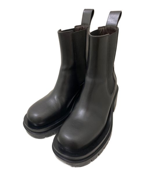 BOTTEGA VENETA（ボッテガベネタ）BOTTEGA VENETA (ボッテガベネタ) Lug Chelsea Boots ブラック サイズ:37の古着・服飾アイテム