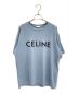 CELINE（セリーヌ）の古着「ロゴ ルーズ Tシャツ」｜ブルー