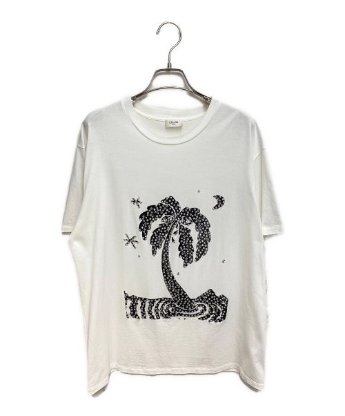 CELINE（セリーヌ）CELINE (セリーヌ) LOST PARADISE Tシャツ ホワイト サイズ:Sの古着・服飾アイテム