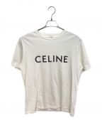 CELINEセリーヌ）の古着「ラインストーン ルーズTシャツ」｜ホワイト