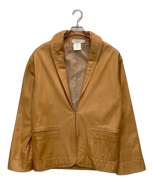 GIVENCHY（ジバンシィ）GIVENCHY (ジバンシィ) レザージャケット オレンジ サイズ:38の古着・服飾アイテム