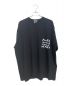 BLACK COMME des GARCONS（ブラック コムデギャルソン）の古着「23SS オーバーサイズ メッセージプリントTシャツ」｜ブラック