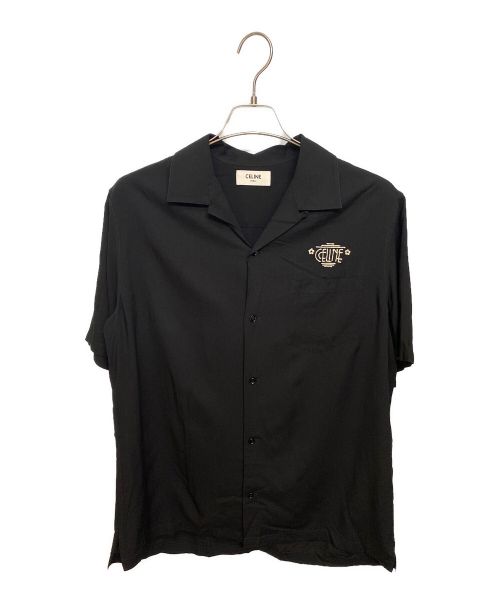 CELINE（セリーヌ）CELINE (セリーヌ) WILTERN THEATERハワイアンシャツ ブラック サイズ:38の古着・服飾アイテム