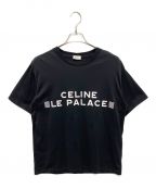 CELINEセリーヌ）の古着「LE PALACE ロゴTシャツ」｜ブラック