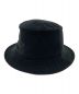 CELINE（セリーヌ）の古着「MINI TRIOMPHE BUCKET HAT IN CORDUROY」｜ブラック